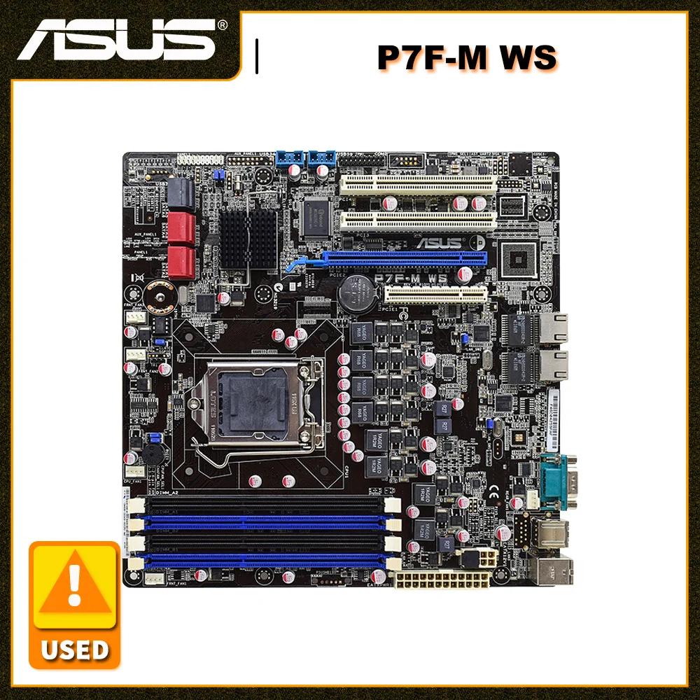 ASUS P7F-M WS LGA 1156 , DDR3 32GB , 1156 SB2.0 PCI-E 16X, USB2.0 SATAII ũ ATX,  X3420 cpus